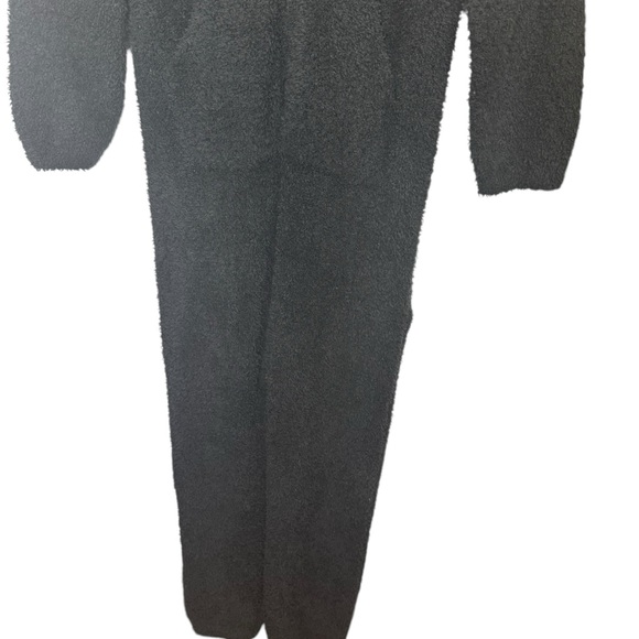 SKIMS COZY KNIT UNISEX HOODIE ONESIE/ JUMPSUIT ONYX | XL - Picture 6 of 9